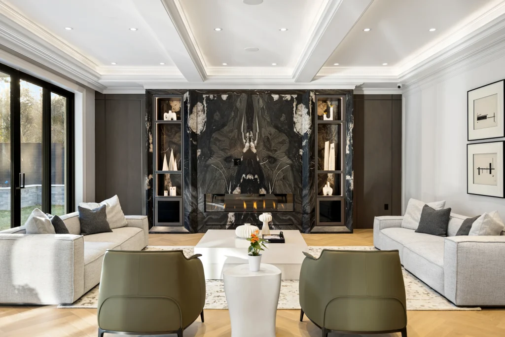 Interior room with natural light and neutral colour balance